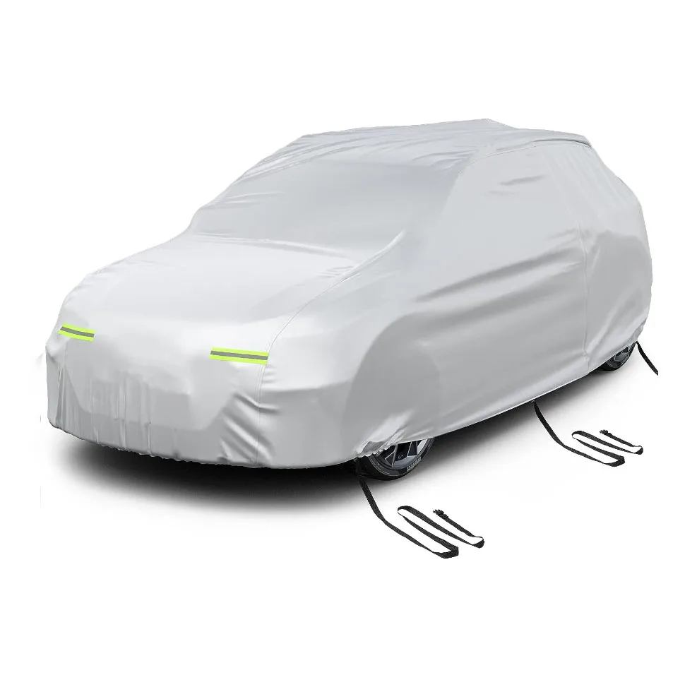 HOTO Outdoor Waterproof Dustproof Windproof UV Cover Universal Car all weather protection Cover Universal Full Car Cover