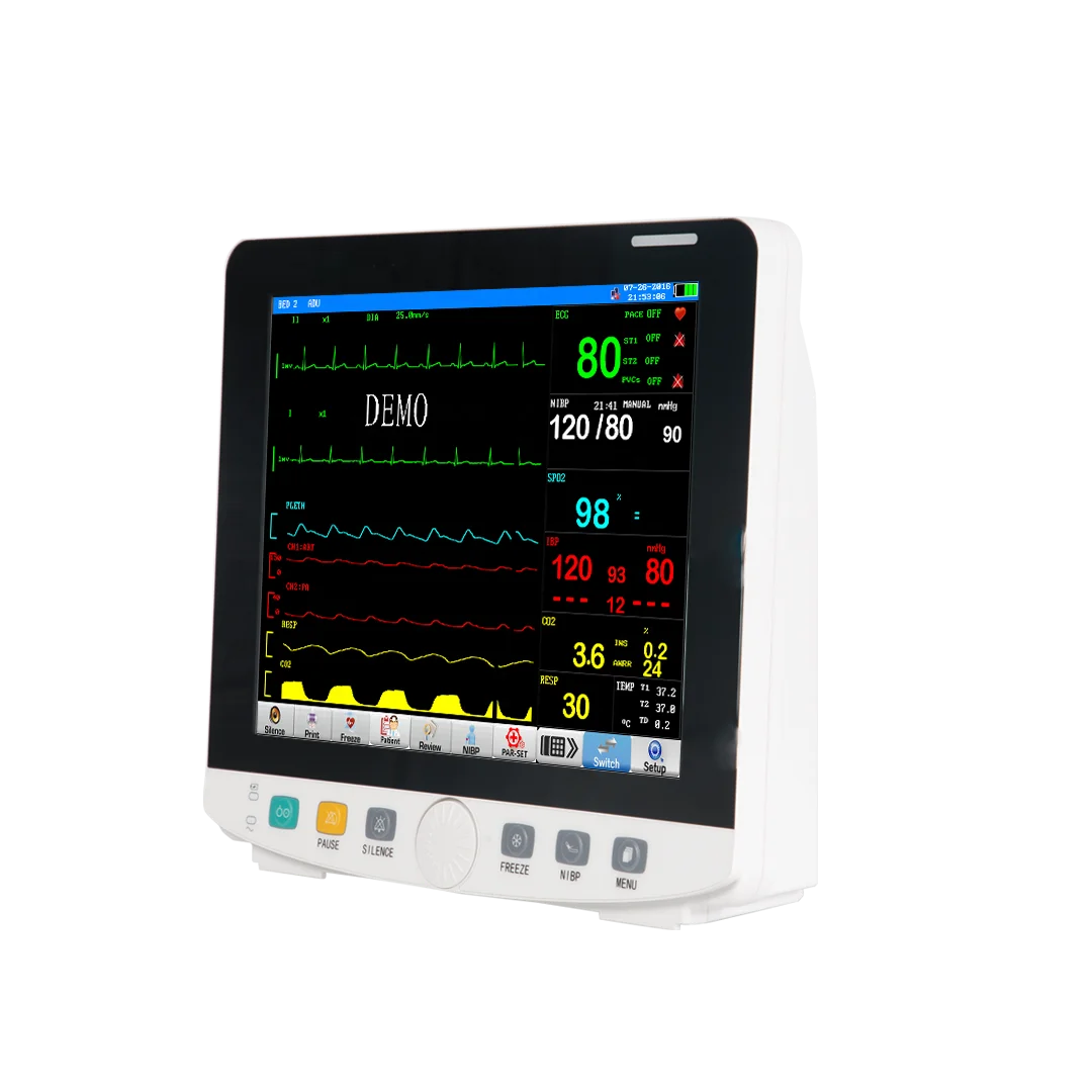 ICU Multi-parameter Neonates and Adults 12 inches vital sign monitor patient monitor