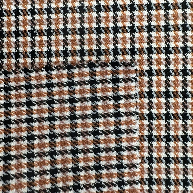 2023 NEW ARRIVAL woven polyester fabrics/yarn dyed plaid fabric for clothing