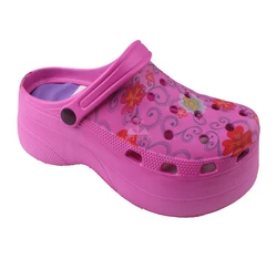 Женские сабо на платформе EVA