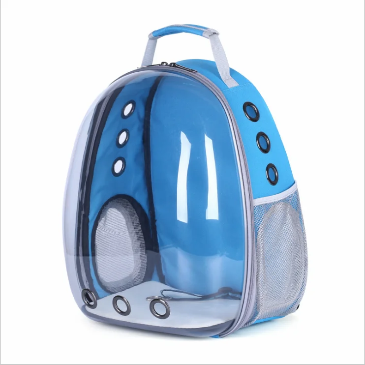 High Quality 600D Side Openings Transparent Pet Backpack Go Out Portable Shoulder Pet Supplies Cat Bag Dog Bag  Pet Backpack