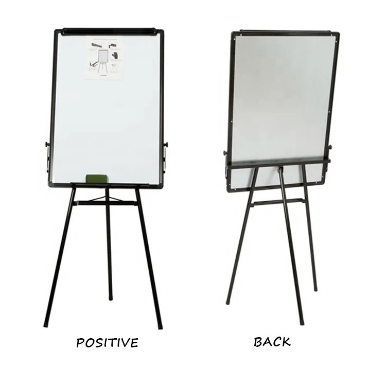 Adjusted Height Tripod Writing Flip Chart Board Office Magnetic Dry Erase Whiteboard