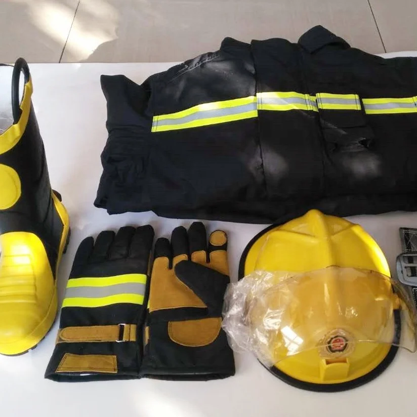 
EN CE ISO customized Color and S-XXL Size professional aramid fireman suit 