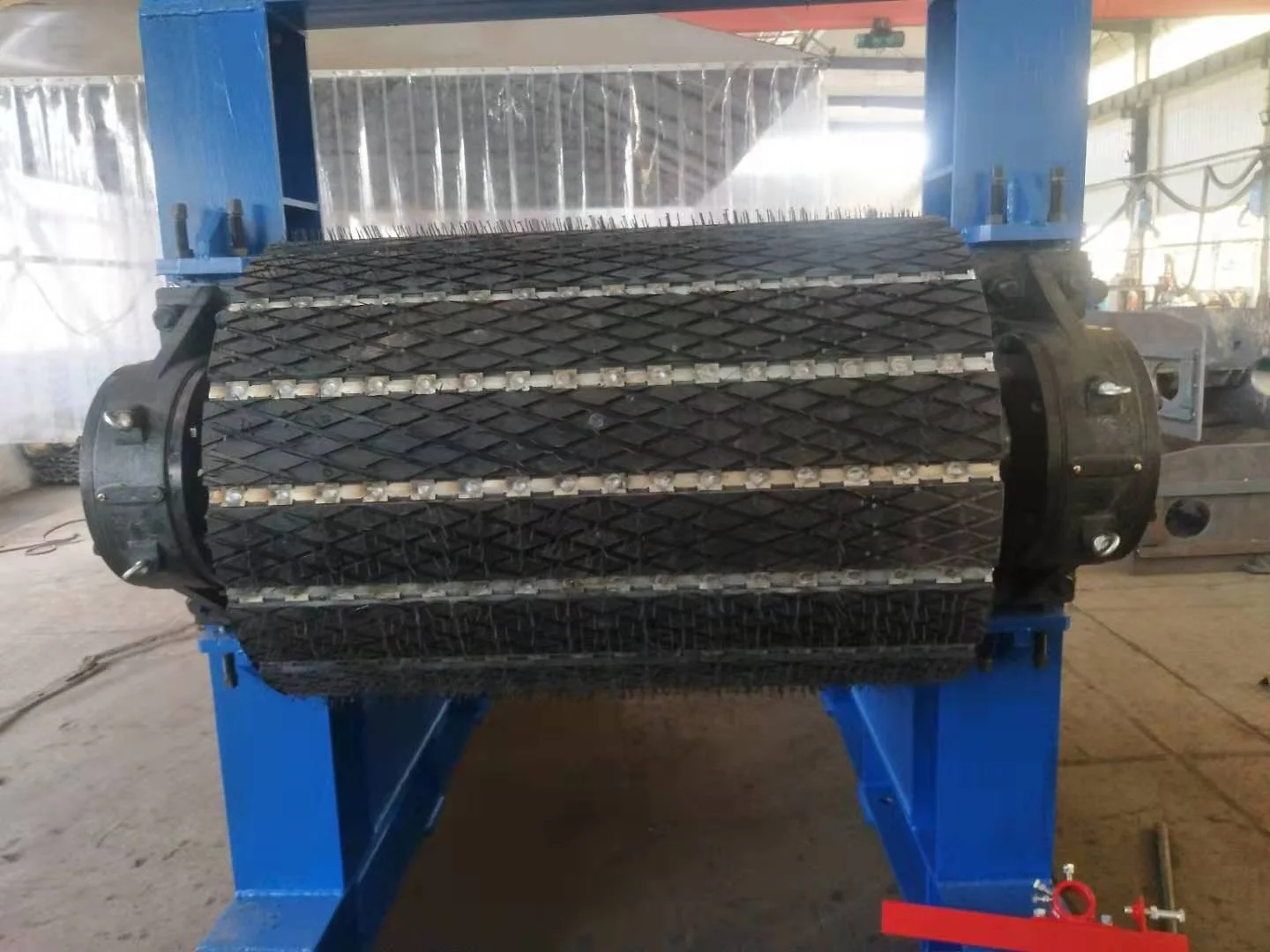 Replaceable and Long Life Slide Pulley Lagging for Conveyor Drum Pulley Slide Pulley Lagging Rubber Strip Lagging