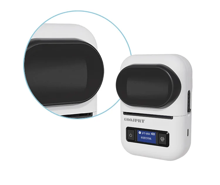 Высококачественный портативный 57 мм принтер штрих-кодов QR-кодов для этикеток в бутылке
