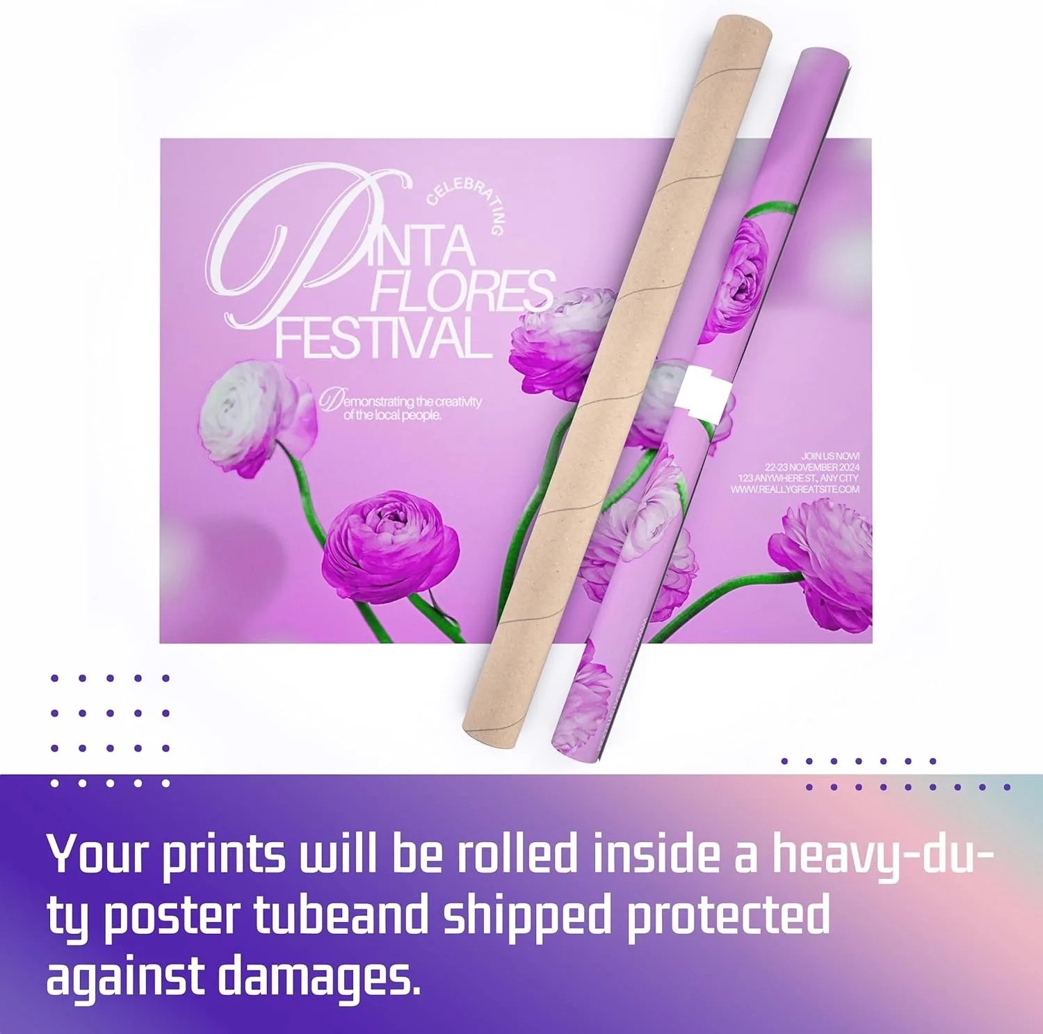 BIGIMAGE Wholesale Custom Printed Wall Art Poster Color Advertising Photo Movie Music Business Film Kraft Paper Cardboard