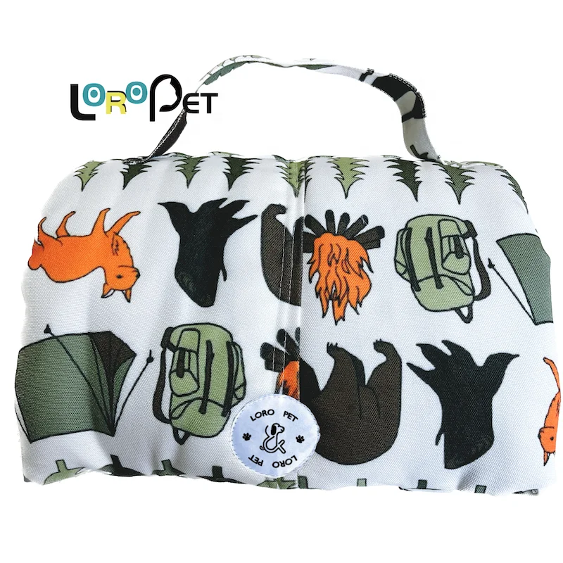 2024 UK Boutique Soft Customized Prints Waterproof Bed Easy Clean-Up Pet Portable Mat for Dog
