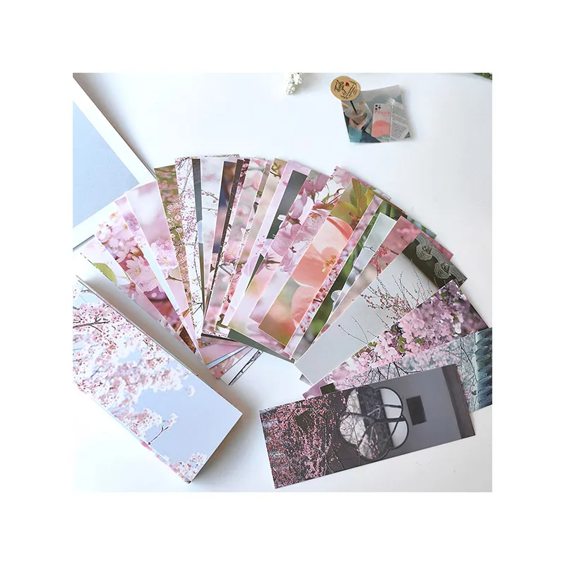 Custom 30-Piece Paper Postcard Kit for Aesthetic Bedroom Wall Collage Printed Bookmark Photo Pictures New Title