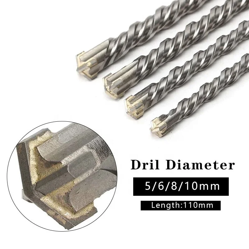 SDS Max Cross Head Hammer Drill Bits for Brick/Stone/Concrete Drilling
