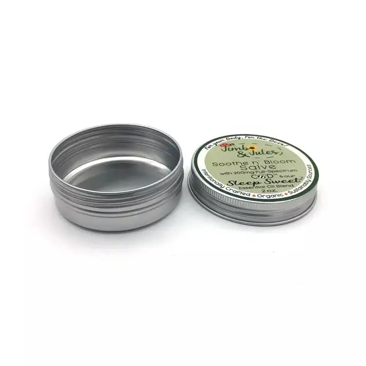 Professional Production Empty Cans Screw Top Round Cans Aluminum Tins Containers
