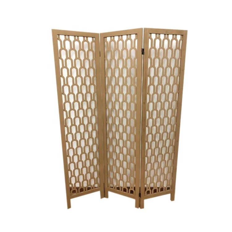 bedroom living room office wholesale rustic farmhouse wooden room divider screen