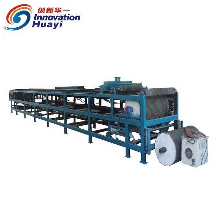 Sludge dewatering machine rubber belt type horizontal vacuum belt filter
