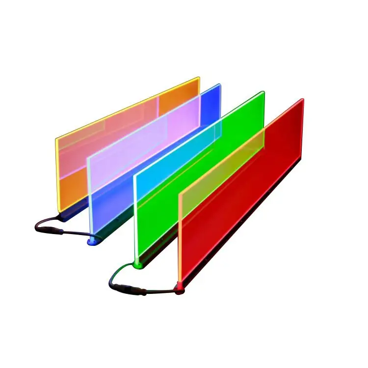 LCL ceiling decoration pixel rgb led panel acrylic light guide rgb led dmx festoon light