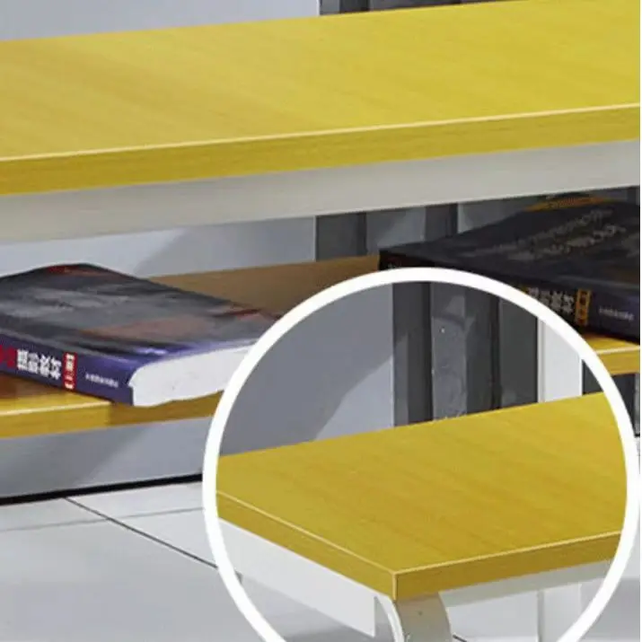 Modern Style College Desk Student Table Chair Classroom Furniture Study Table Student Desk Chair Two Person Meeting Room Bench