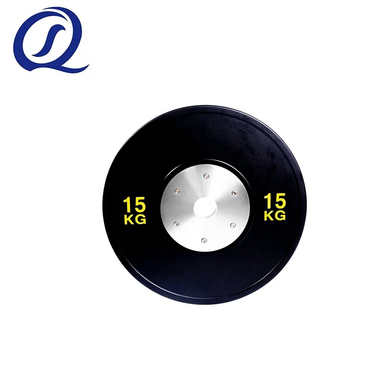 Hot sale free weight commercial gym equipment barbell discs bumper weight plate