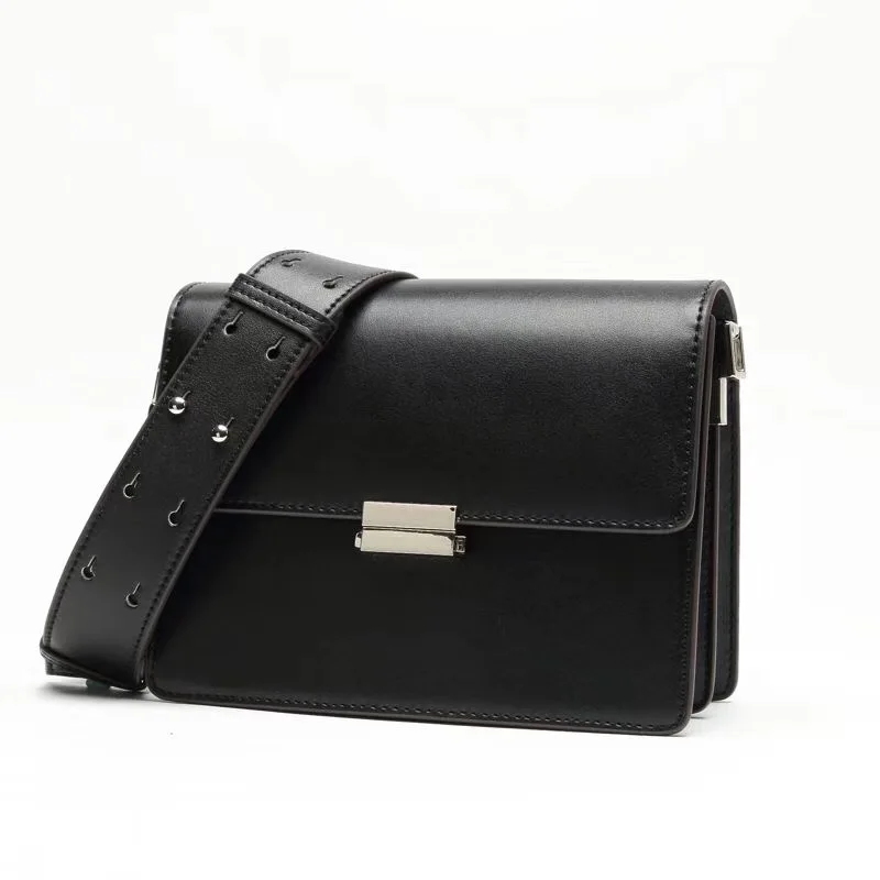 High Cost-effective Retro Classic Design Cowhide Mini Square cross body bag luxury genuine Leather Handbag