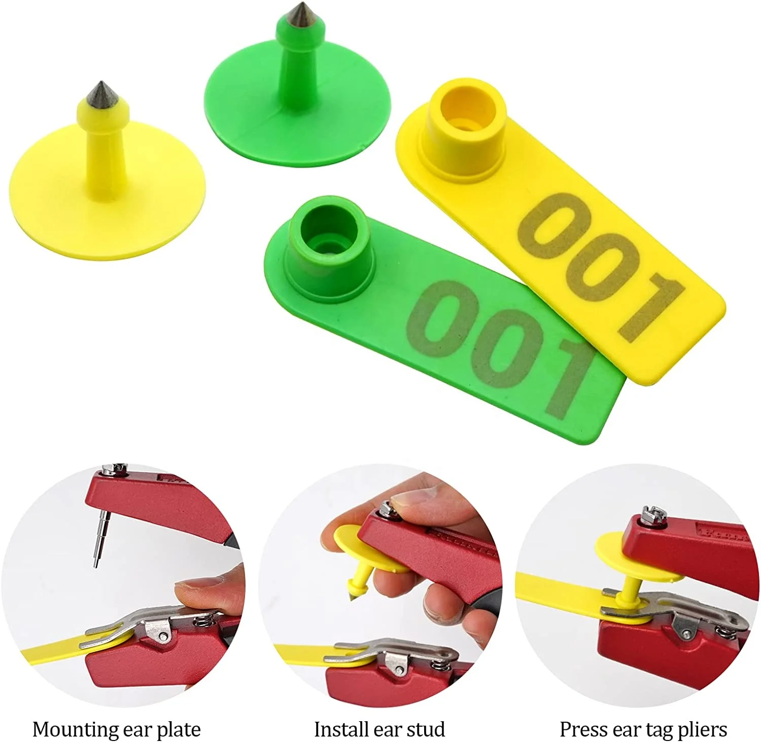 OTPS livestock tagger Animal Earing Tags Sheep Labels Logo Tpu Goat Ear Tag Sheep Eartag For Goats