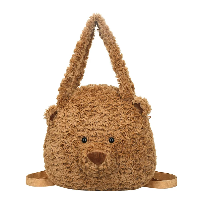 Mini Rabbit Bear Bag Unisex Plush Toys Cotton Filled Plush Toy Bag Custom Super Soft Crystal Stuffed Animals PP for Girls/girls