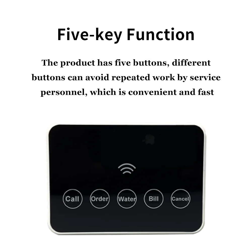 FEILINGCALL System Restaurant Of Waiters Buzzer Button Pager Calling Wireless Table Call Bell