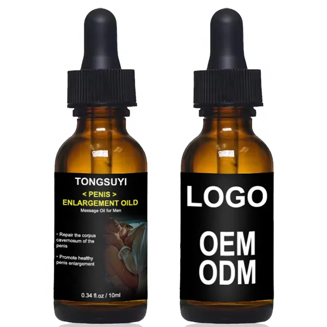 Fashion Body Care Glass Bottle Small Test Tube Natural Plant Men Penis Enhancement Enlargement Essential Oil