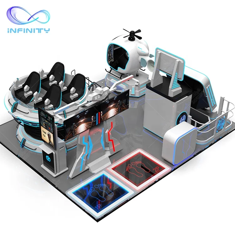 Vr многопользовательские интерактивные 3D гарнитуры очки 9D Cinema тематический парк монетоприемный игровой автомат в наличии для продажи