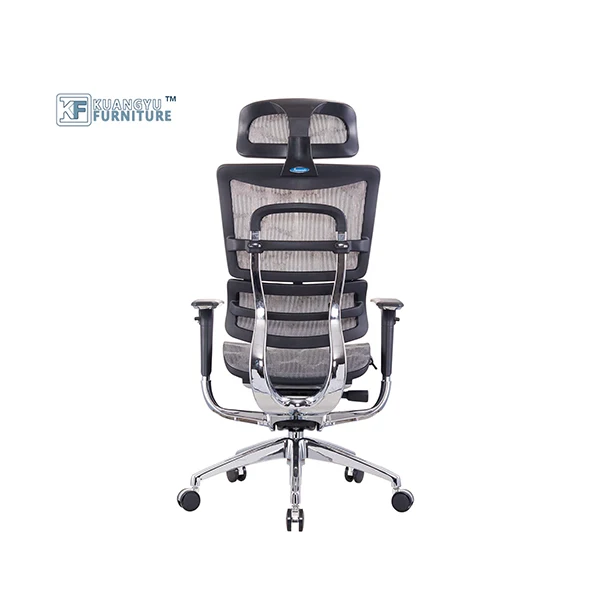 New High Back Ergonomic Mesh Office Chair Adjustable Armrest seat sliding function