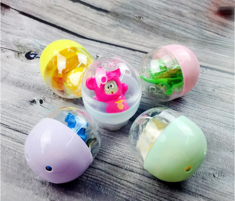Factory wholesale 47*55 mm Mini Surprise Egg Capsules Toy Supply for Vending Machine Playing Gift