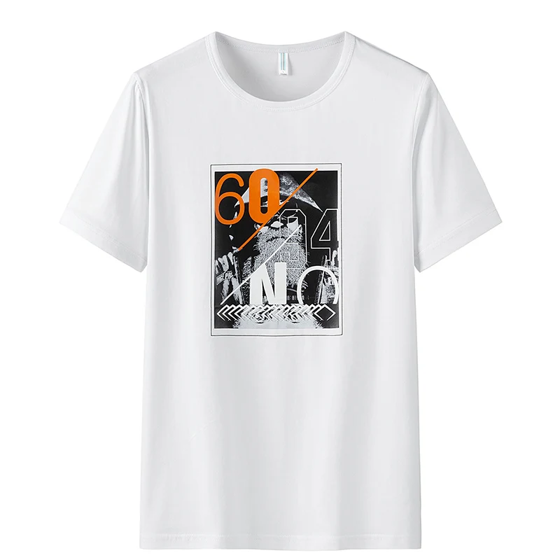 Wholesale China Customized Classic Round Neck Short Sleeve Blank White Plain Custom Printing T shirts