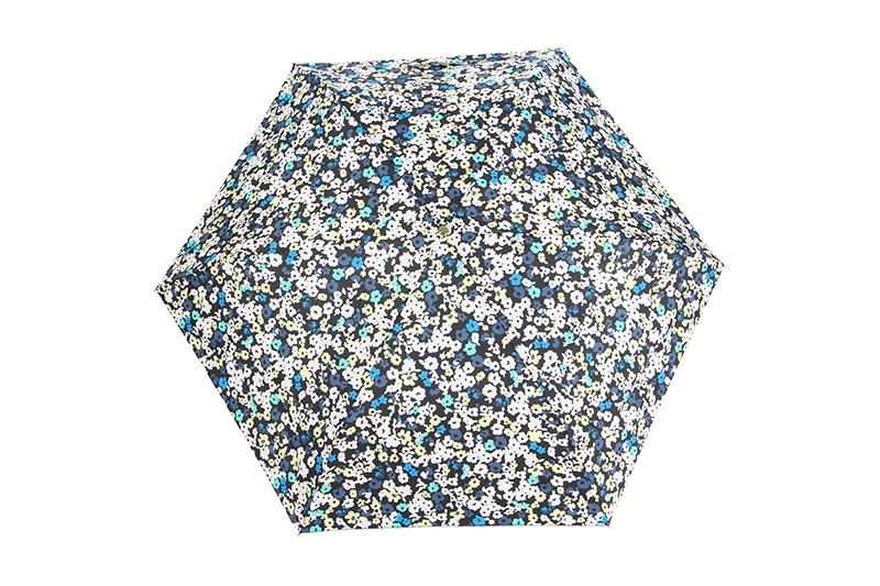 3 folding Japan pattern pongee printed ladies women umbrella with carrying bag