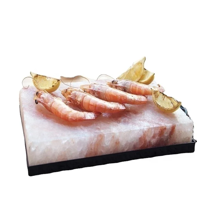 Top Selling Himalayan pink salt plate for BBQ Cooking  Himalayan salt brick tile for kitchen use OEM gift packing available