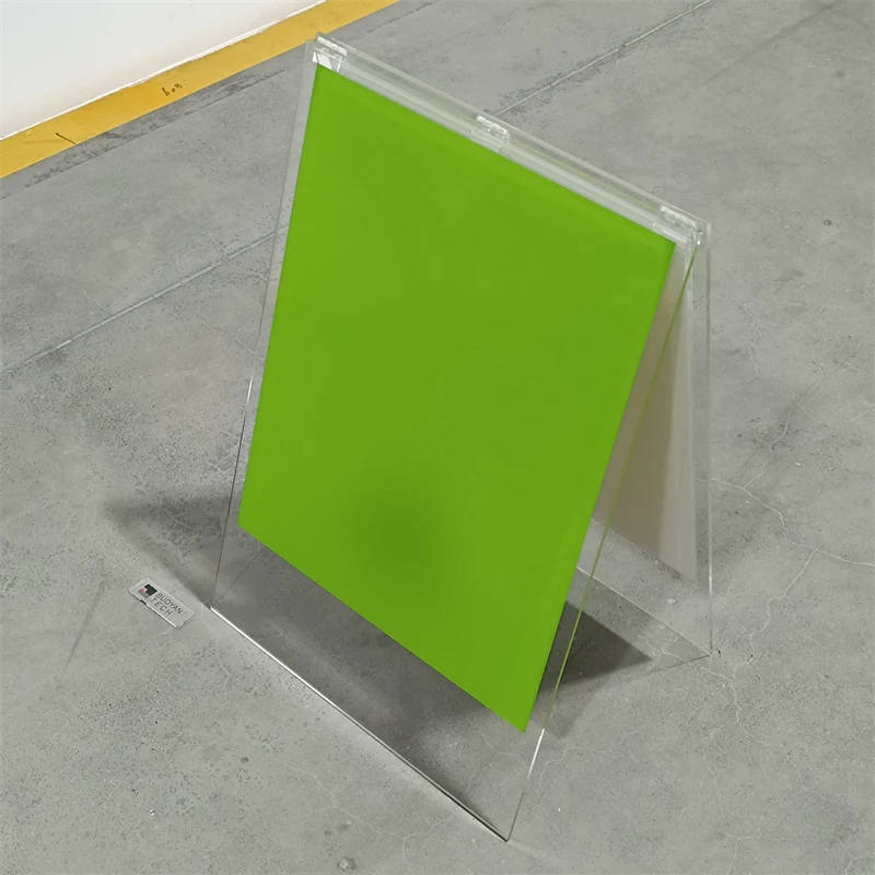 Double-Sided Folding A-Frame Advertising Board Double-Sided Outdoor ndoor Plastic Portable Sidewalk Sign Pavement Sign