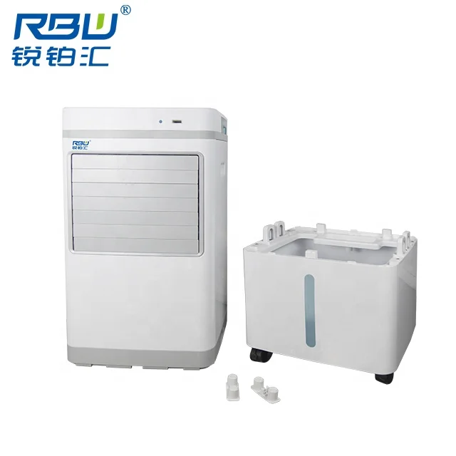 New arrival noiseless water cooling system evaporative air cooler with humidifying spray function