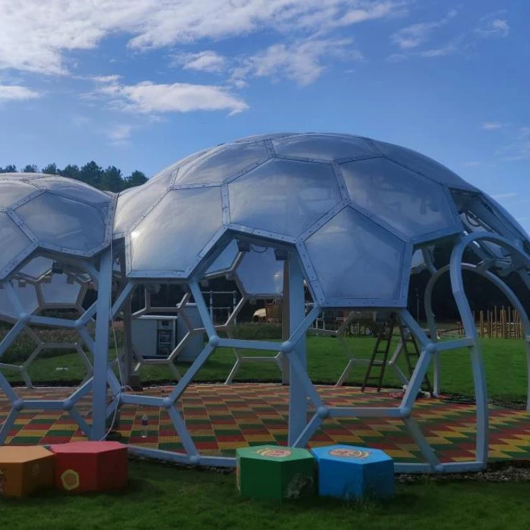 Factory price outdoor transparent waterproof ETFE film greenhouse roof canopy membrane structure material