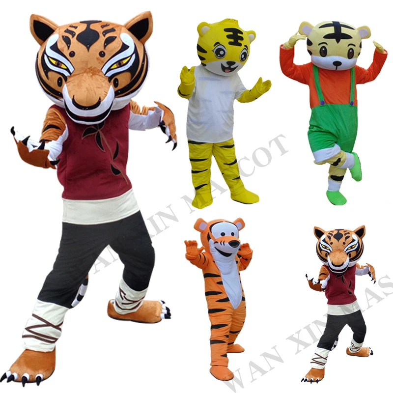 Custom fancy anime inflatable tiger cat mascot costume for promotion ceremony activities Carnival custom mascot costume