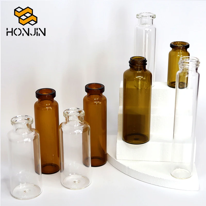pendant Wishing vials 0.5ml 1ml 2ml 3ml 4ml 5ml 10ml 15ml 20ml 30ml 50ml clear glass bottle with cork stoppers