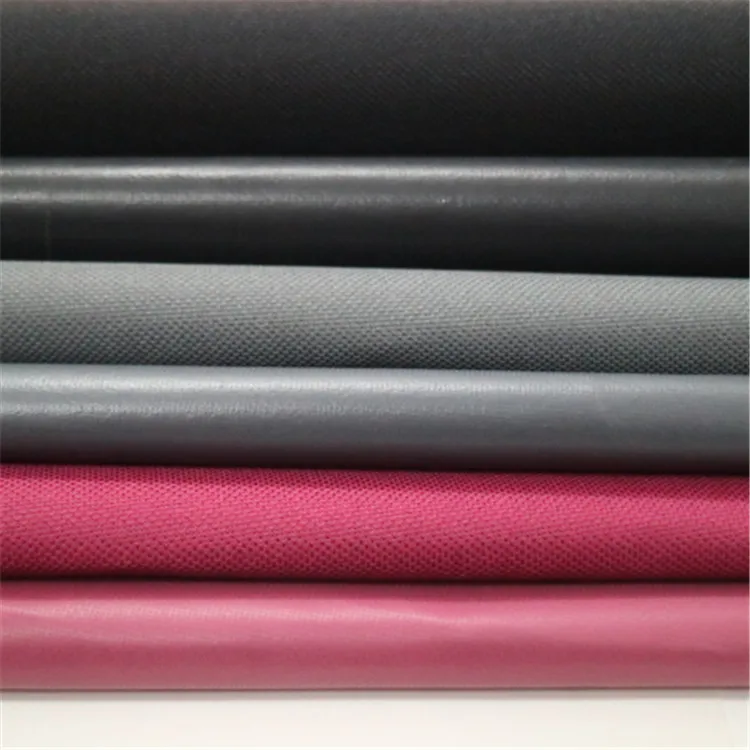 600D polyester PVC Flat adhesive coated Oxford fabric