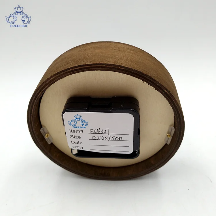 Деревянные настольные часы винтажный Ретро старомодный бесшумный Настольный будильник