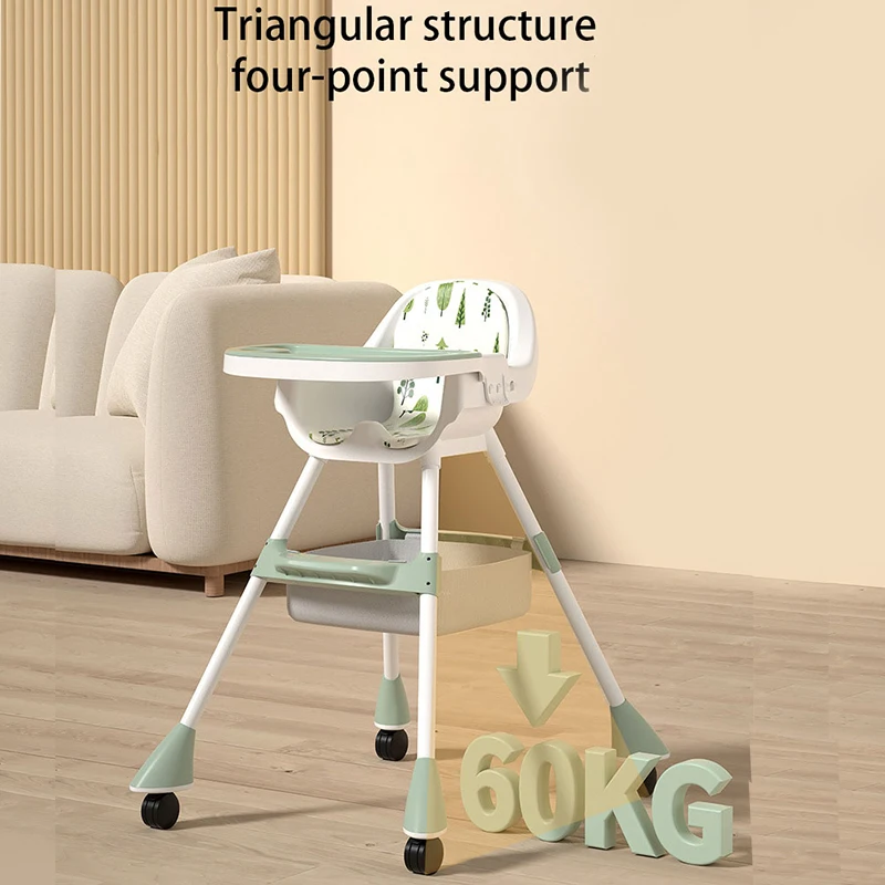 Wholesale Baby Products Plastic Kids Adjustable High Baby Eating Chair Detachable Toddler Dining Chair For Baby Easy Clean