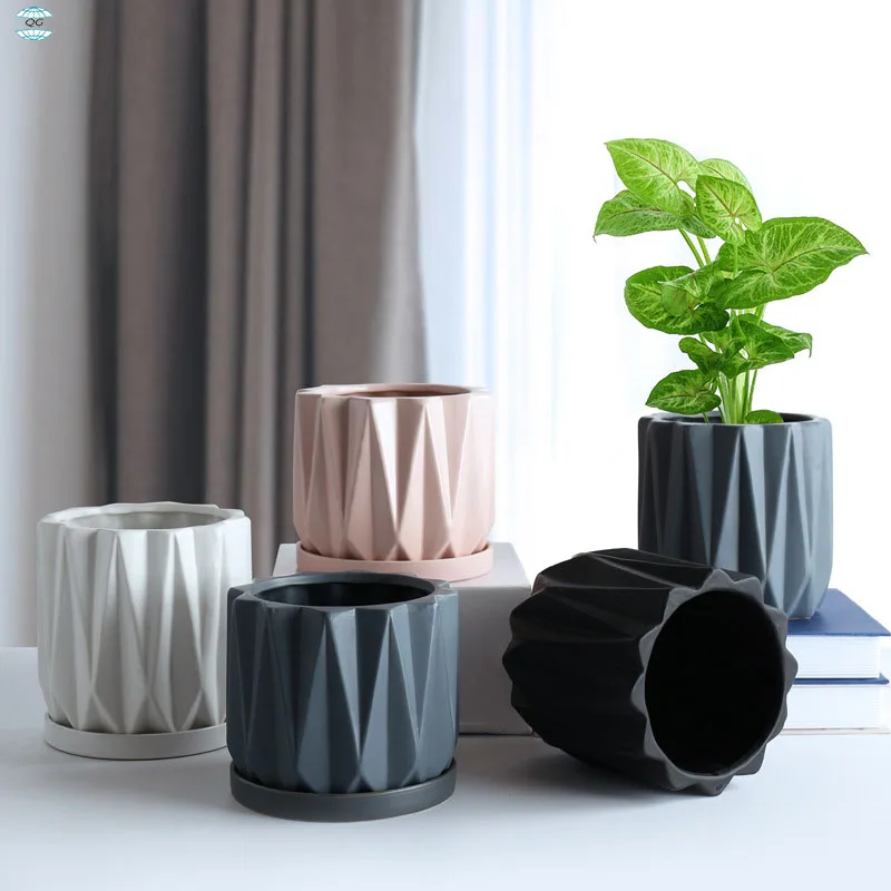 2024 Factory Direct Hot Sale High Strength Ceramic Vases Indoor Small Flower Pots for Home and Hotel