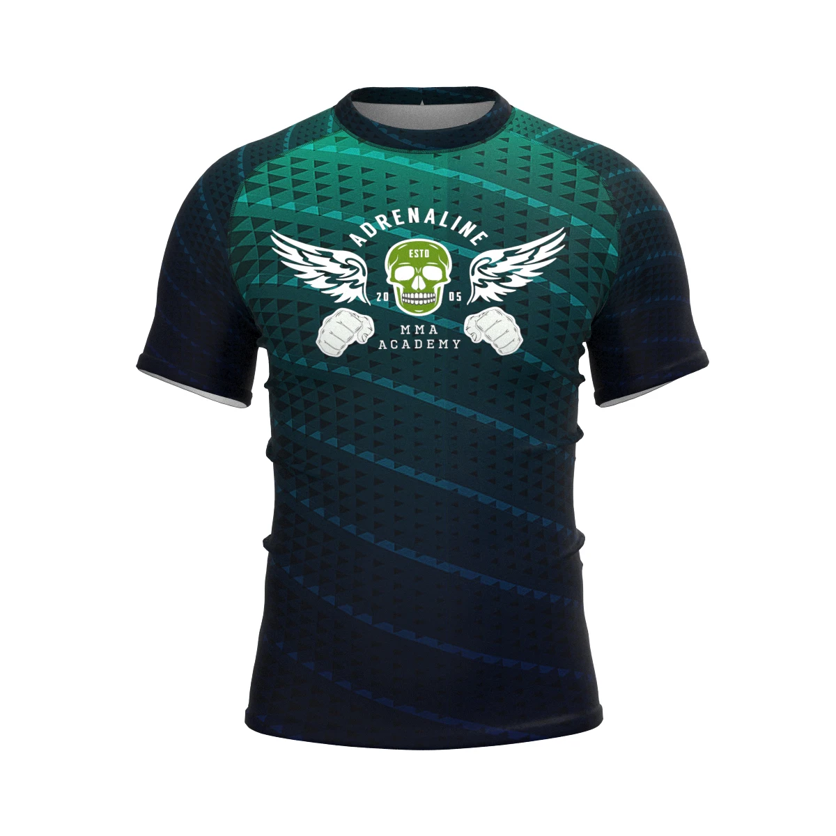 Men Short Sleeve Compression MMA BJJ Wrestling Training House Tully Rash Guard Fight Club T-shirt Boxing Powerlifting Singlet