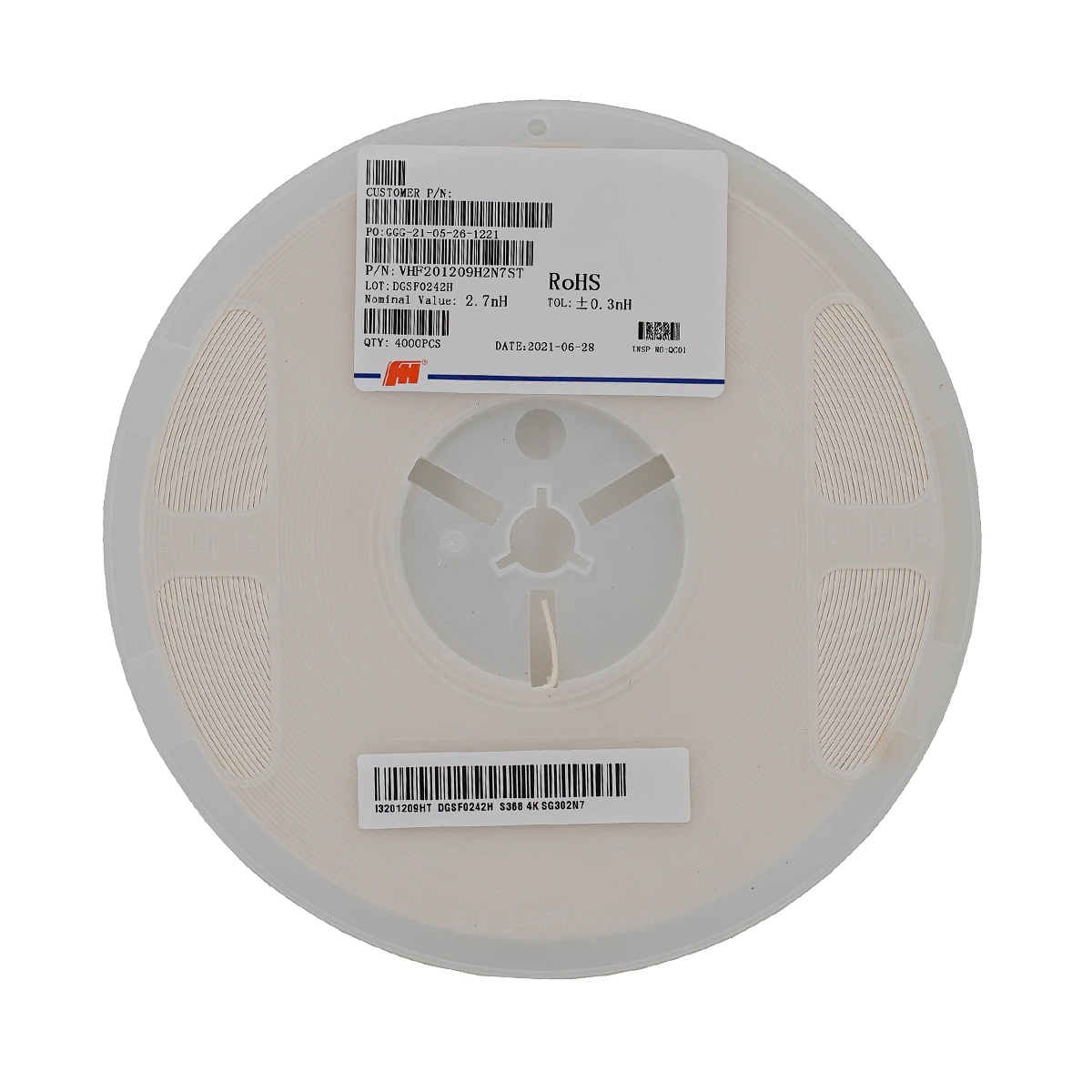 FH brand High frequency inductance 0805 2.7NH 0.5A 100MHZ VHF201209H2N7ST