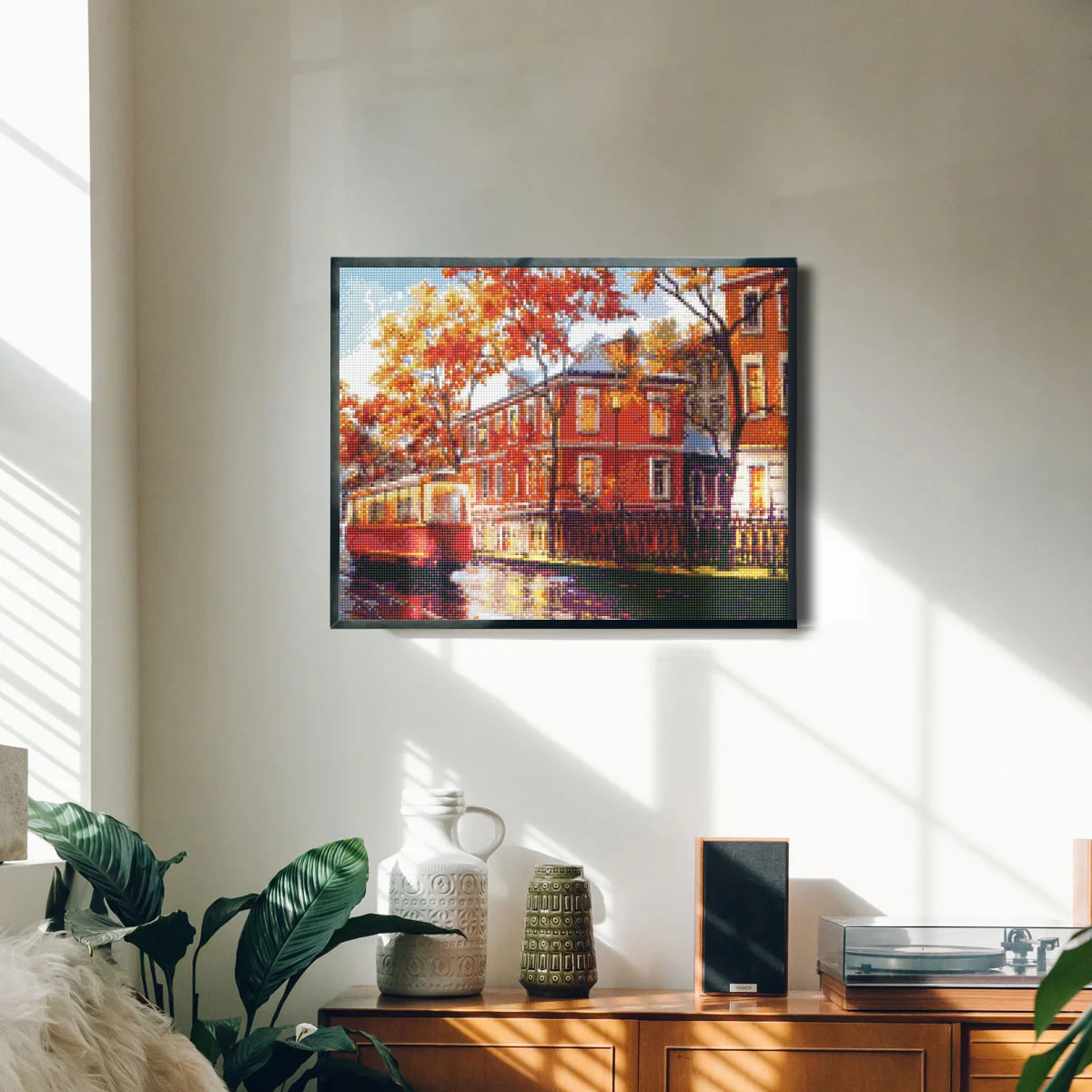 Wholesale European City Street View Art Deco Furniture 5D Diamond Painting