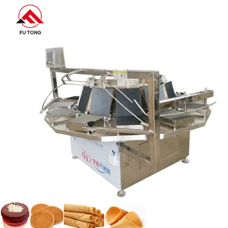8 10 12 15 heads maquina de hacer conos de oblea waffle making machine barquillos roller machine amaranth mexico obleas machine