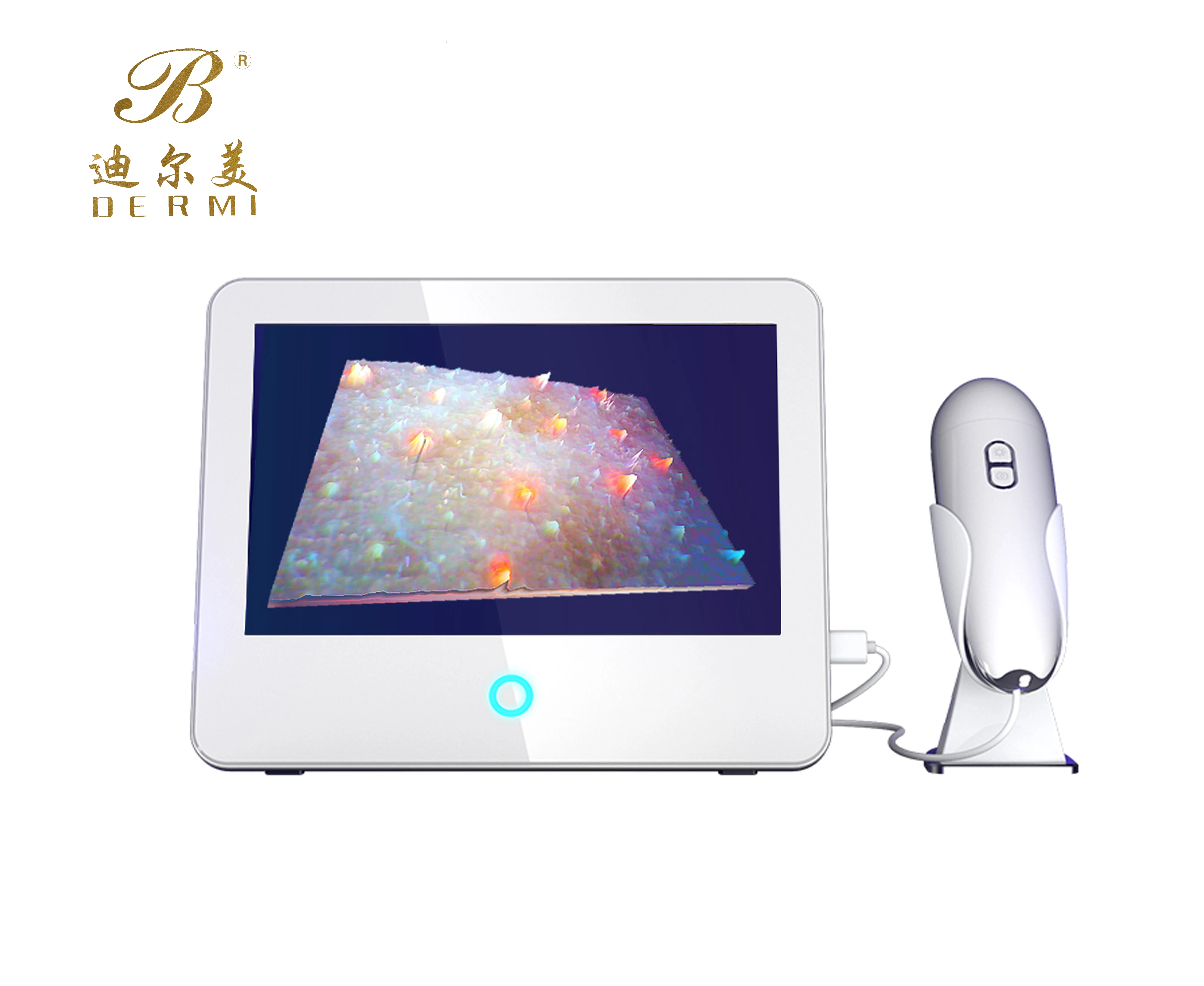 3D skin display ipad analysis Charging use Light and thin  Facial Skin Analyser / 3D Digital Skin Analyze intelligent system