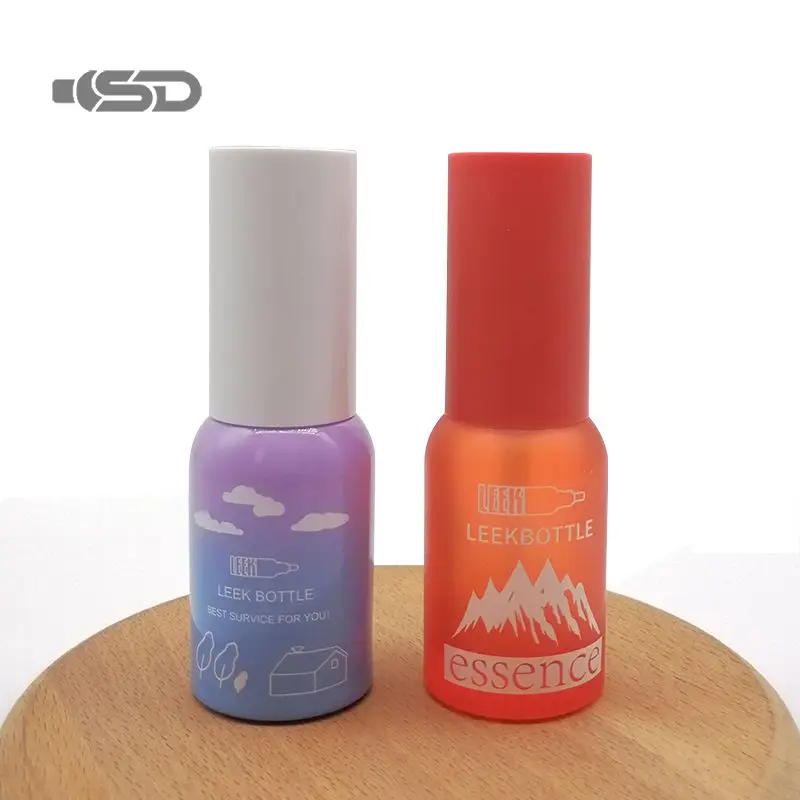 Manufacturer Packaging Glass 15ml Refillable Lotion Bottle Cosmetic Custom Lotion Bottle With Pump For Skin Care