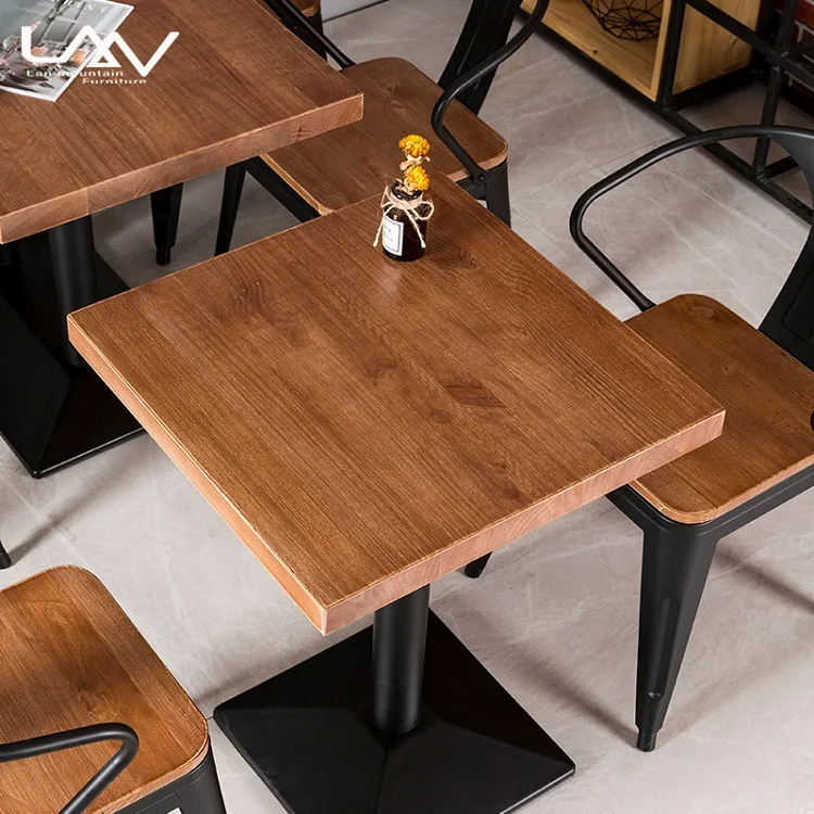 Classical Metal Dining Set Chaise Restaurant Furniture Dining room Table and Chair Sets Coffee Set