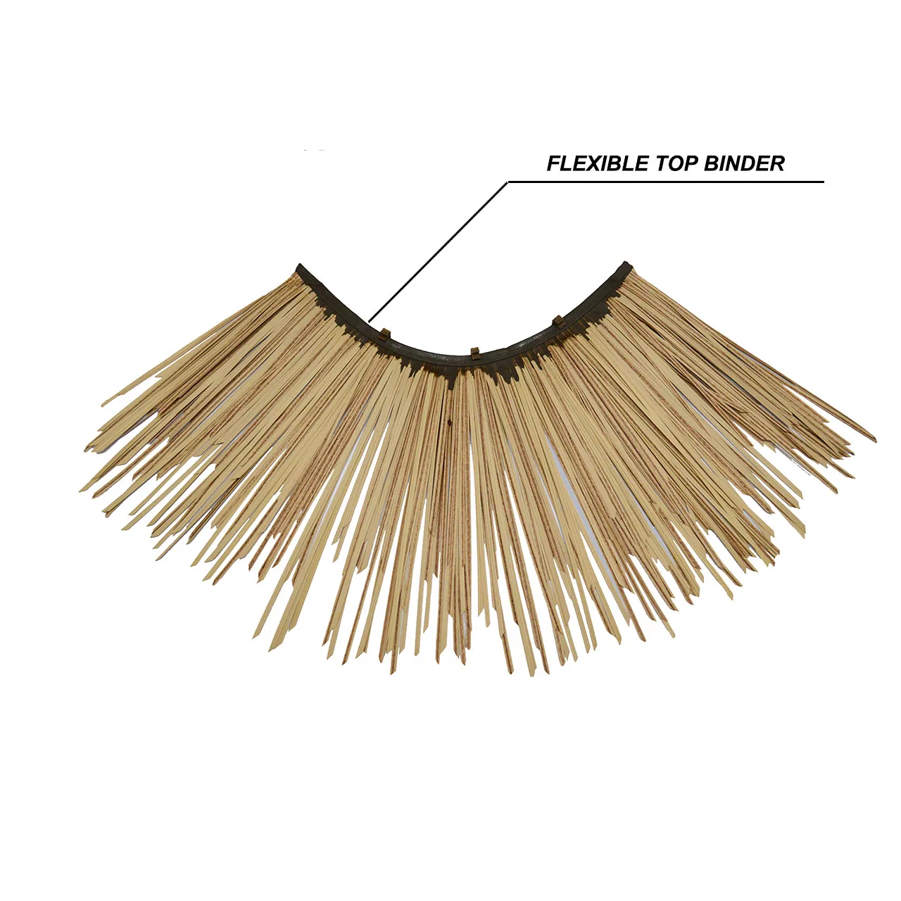 Factory wholesale fireproof synthetic thatch roof tile for amusement park, water park and resorts