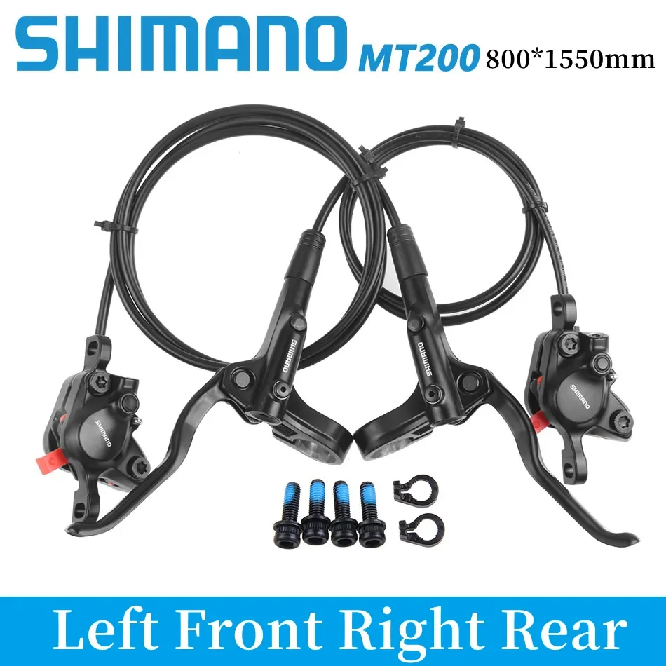 Shimano MT200 Bicycle hydraulic brake 800mm/1550mm mountain bike hydraulic disc brake Bicycle brake