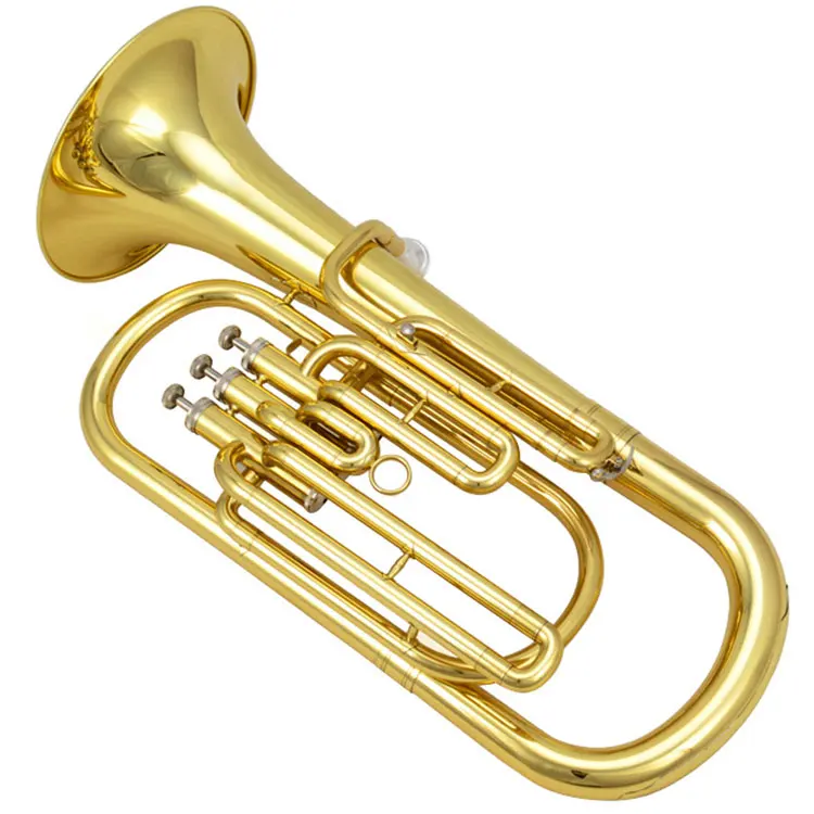 Euphonium compensating 4 pistons with foam case musical instrument
