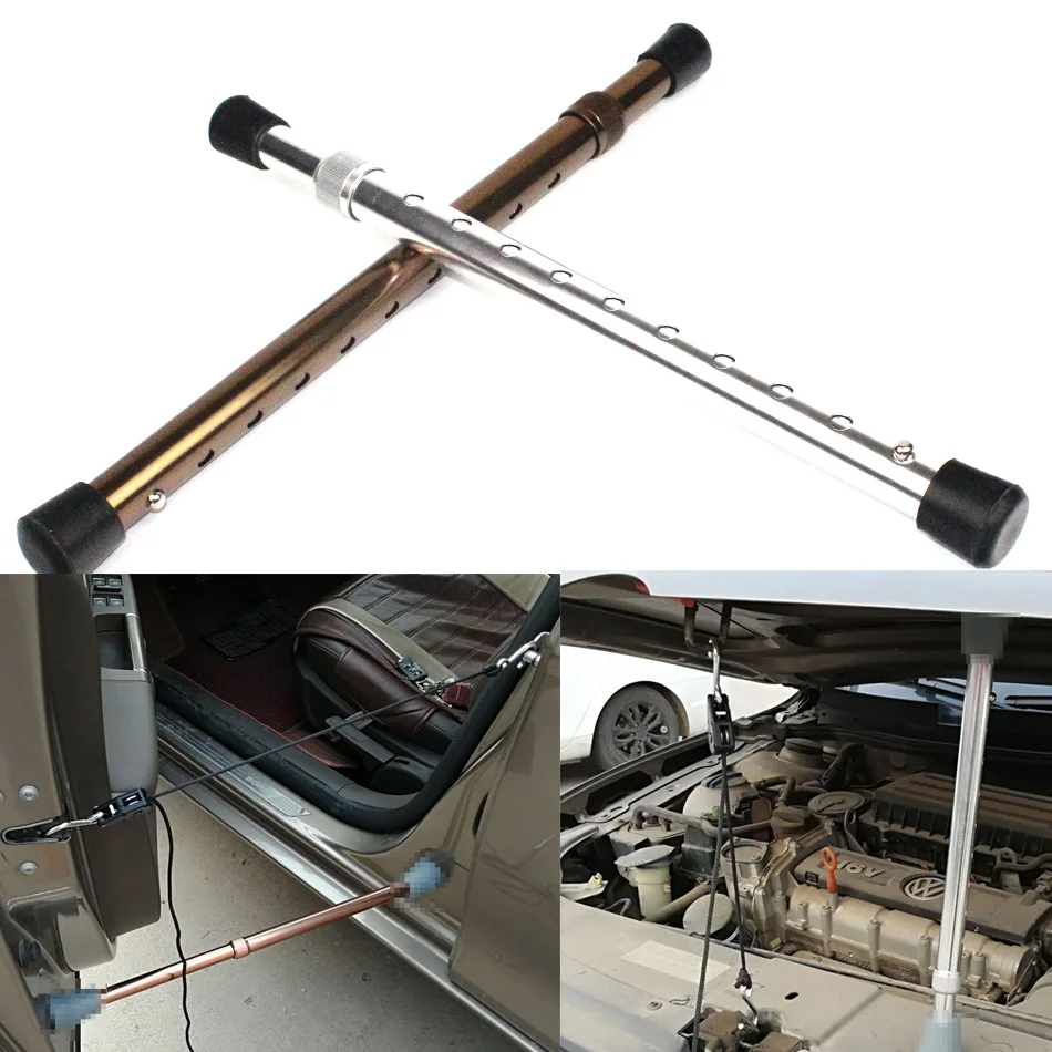 
Aluminum alloy Hood Prop tools Nylon rope kit Car Dent Repair Tools car body repair tools engine cover repair kit 